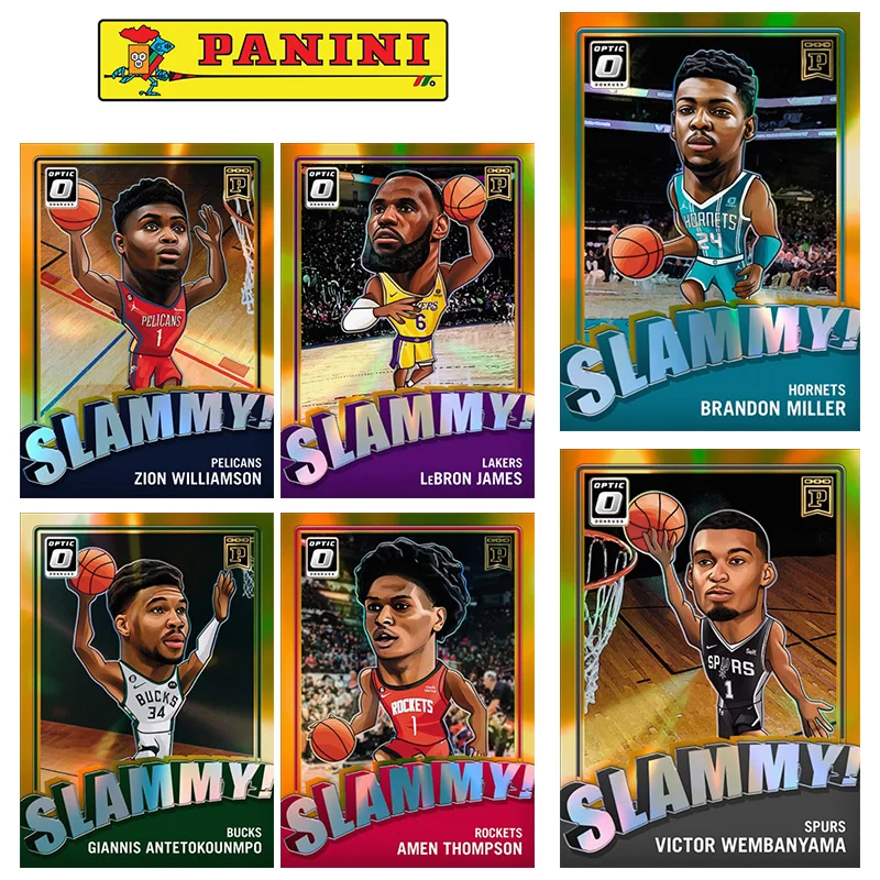 Panini Optic Donruss Slammy Gold Brandon Miller Victor Wembanyama Lebron James Basketball Star Trading Cards Birthday Gift
Panini Optic Donruss Slammy Gold Brandon Miller Victor Wembanyama Lebron James Basketball Star Trading Cards Birthday Gift