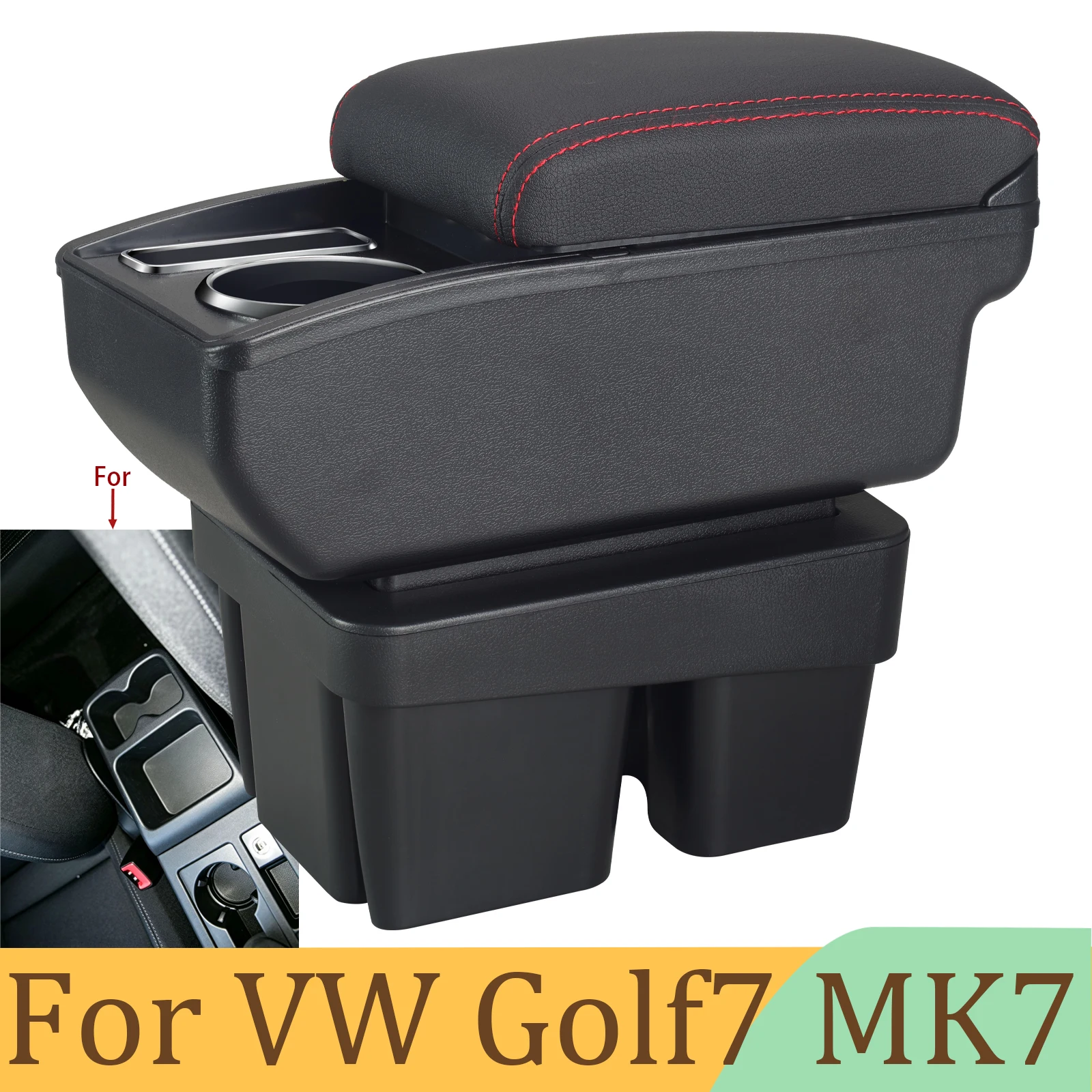 For VW Golf 7 Armrest Box For Volkswagen Golf 7 Mk7 Car Armrest Box Special Interior Retrofit Center Storage Console Box
For VW Golf 7 Armrest Box For Volkswagen Golf 7 Mk7 Car Armrest Box Special Interior Retrofit Center Storage Console Box
