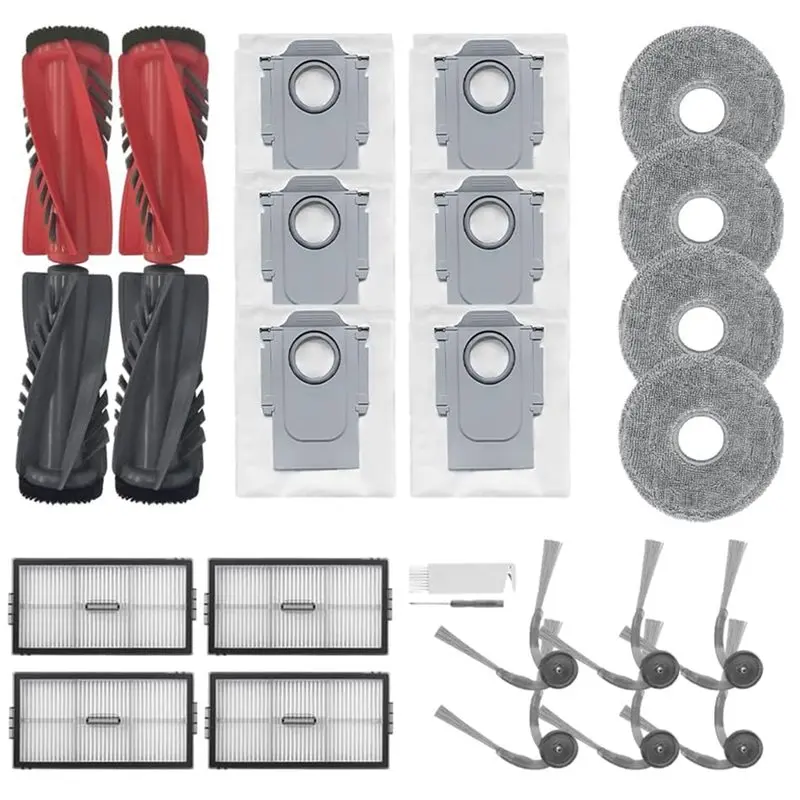Комплект совместимых аксессуаров Saros 10R/Qrevo Curvx для Roborock Saros 10R: щетки, фильтры, салфетки, мешки для сбора пыли, замена для робота-пылесоса A36R
Комплект совместимых аксессуаров Saros 10R/Qrevo Curvx для Roborock Saros 10R: щетки, фильтры, салфетки, мешки для сбора пыли, замена для робота-пылесоса A36R