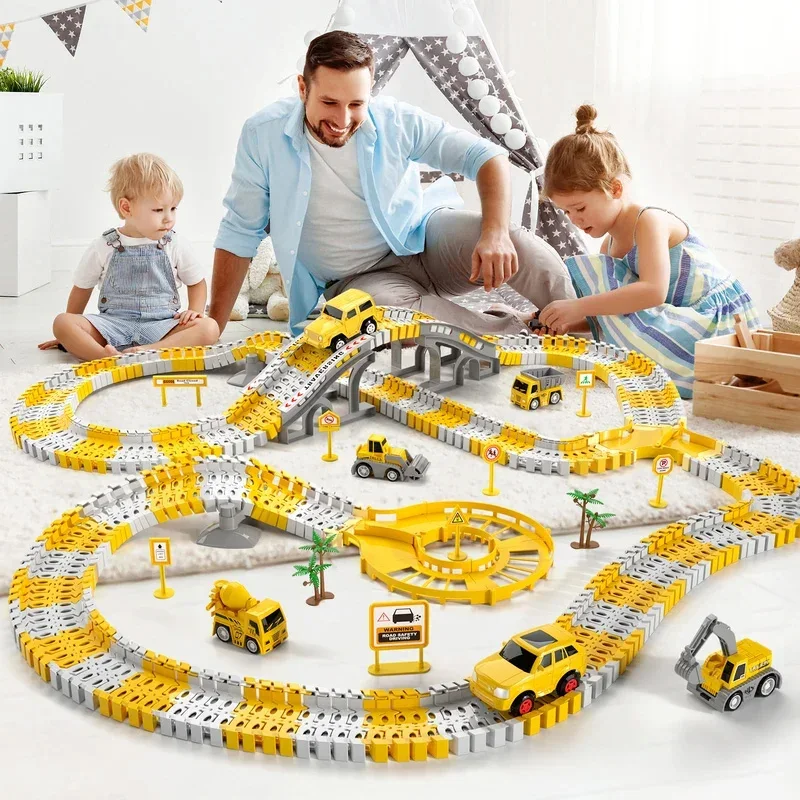 280PCS Track Train Model DIY Car Race Magic Track Car Set Children's Educational Assembly Toy Car Children's Birthday Gift
280PCS Track Train Model DIY Car Race Magic Track Car Set Children's Educational Assembly Toy Car Children's Birthday Gift