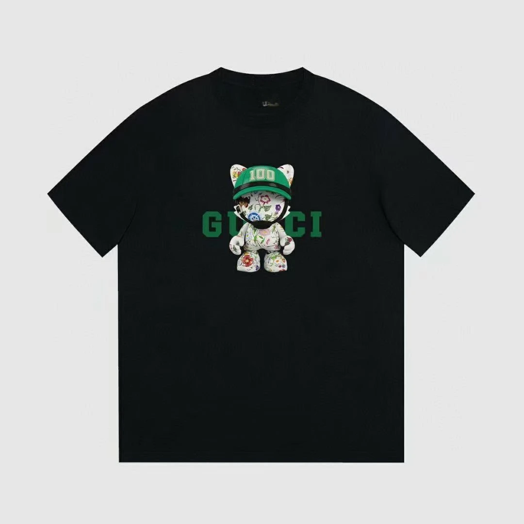 High-quality 25g Summer New Round Neck Short-sleeved T-shirt for Men and Women, Couple's Top, Fashionable Cartoon Print
High-quality 25g Summer New Round Neck Short-sleeved T-shirt for Men and Women, Couple's Top, Fashionable Cartoon Print