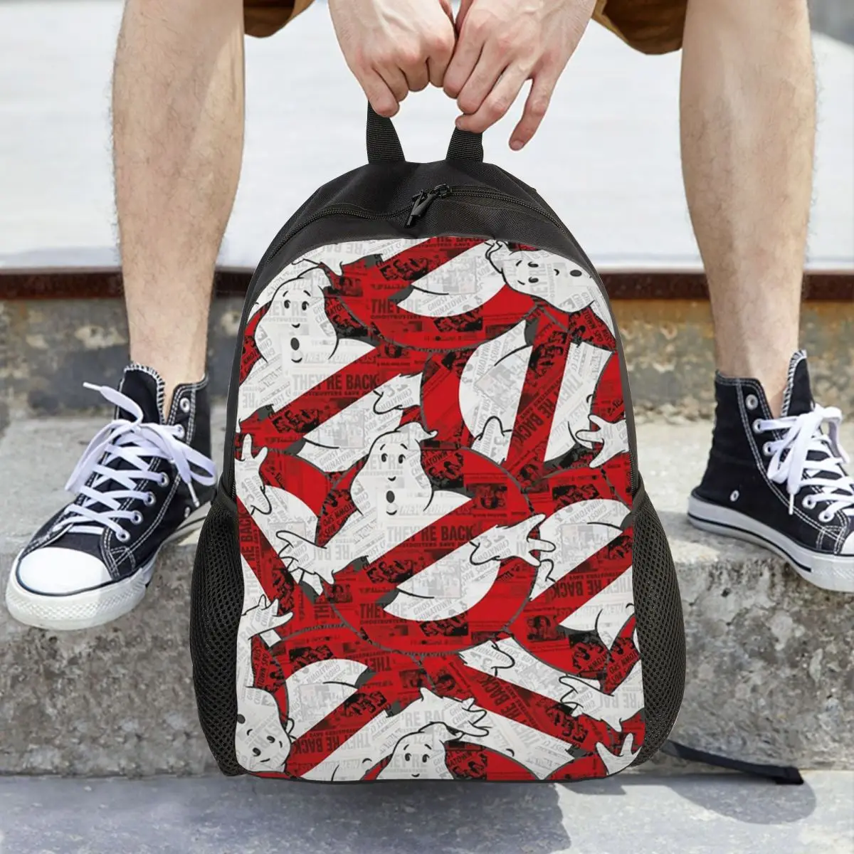 Ghostbusters 1984 Movie Cartoon Backpack Daypack Large Capacity Children BookBag School Bag Shoulder Bags for Men Women
Ghostbusters 1984 Movie Cartoon Backpack Daypack Large Capacity Children BookBag School Bag Shoulder Bags for Men Women