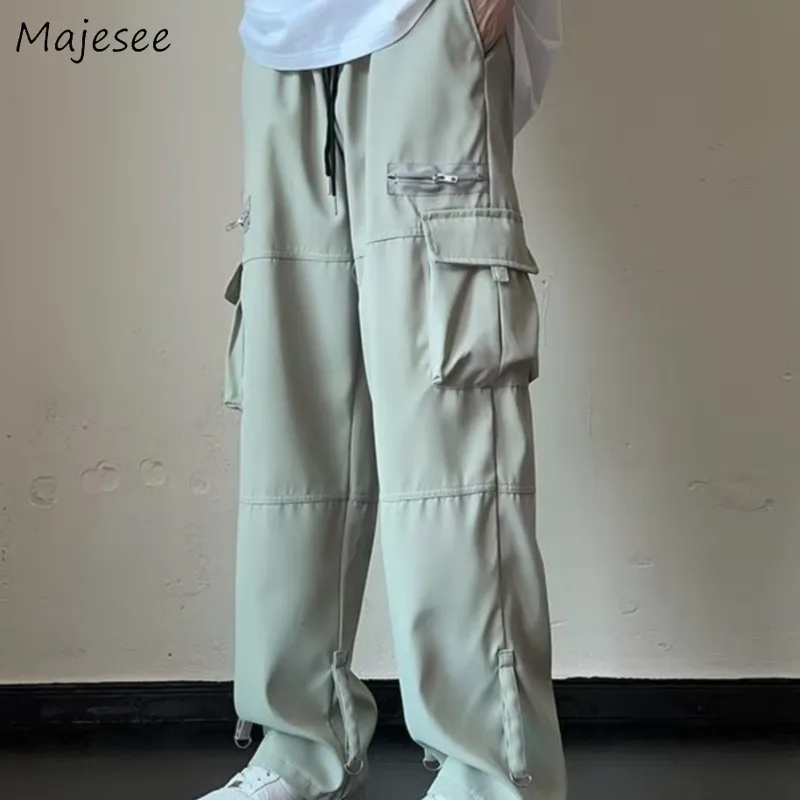 Pants Men Clothing European Cargo Pant All-match Korean Fashion Baggy Trousers Drawstring Streetwear Styliah Cool Hombre Chic
Pants Men Clothing European Cargo Pant All-match Korean Fashion Baggy Trousers Drawstring Streetwear Styliah Cool Hombre Chic