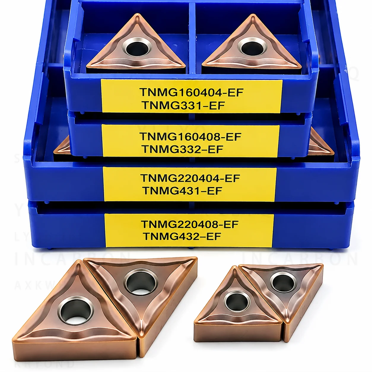 High Quality TNMG160404 TNMG160408 TNMG220404 TNMG220408 Carbide Turning Inserts 100% Tungsten Carbide CNC Lathe Tool Set
High Quality TNMG160404 TNMG160408 TNMG220404 TNMG220408 Carbide Turning Inserts 100% Tungsten Carbide CNC Lathe Tool Set