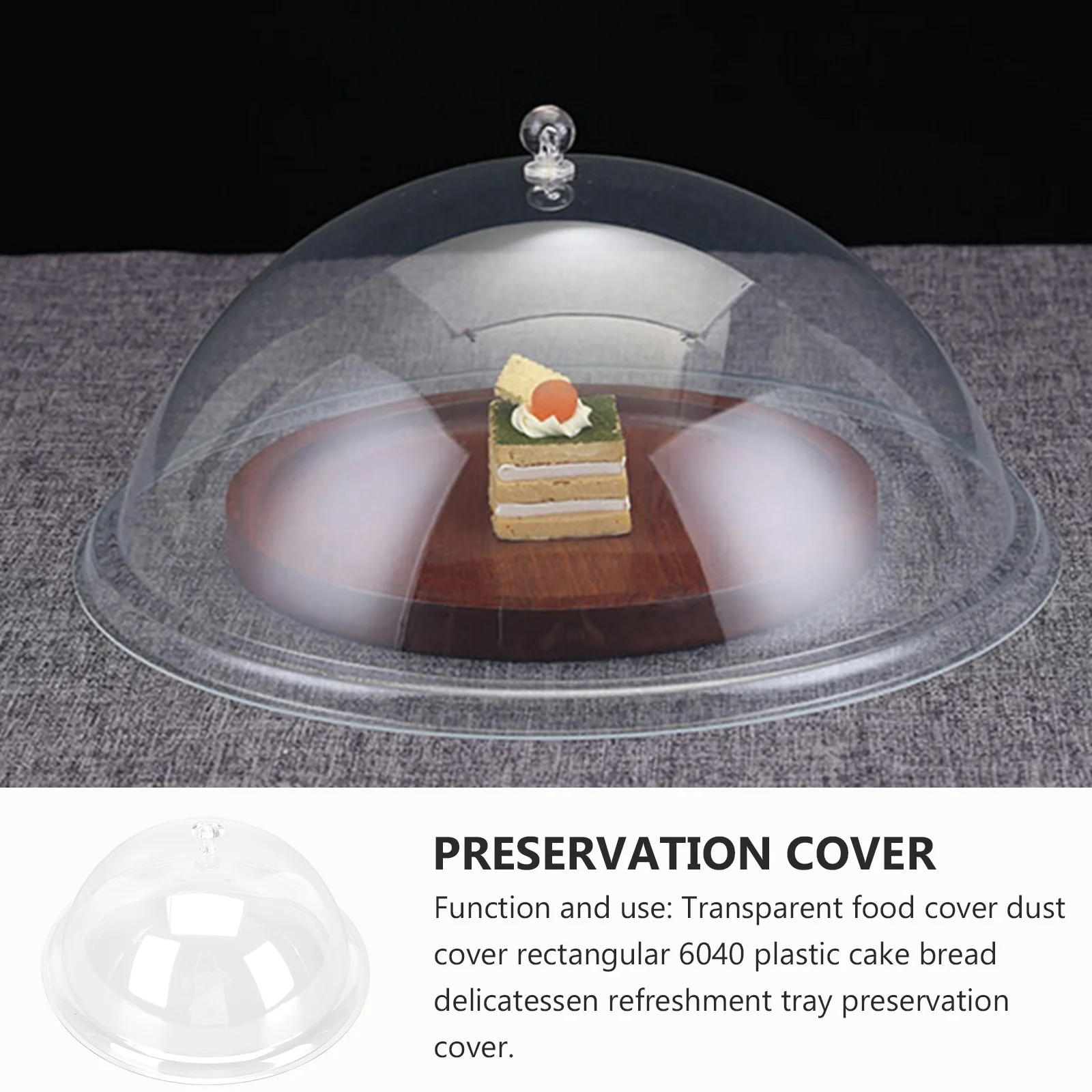 Transparent Food Cover 10 Inch Rectangle Plastic Kitchen Lid for Cake Bread Dessert Sealed Storage Dust-proof Fresh-keeping Heat
Transparent Food Cover 10 Inch Rectangle Plastic Kitchen Lid for Cake Bread Dessert Sealed Storage Dust-proof Fresh-keeping Heat