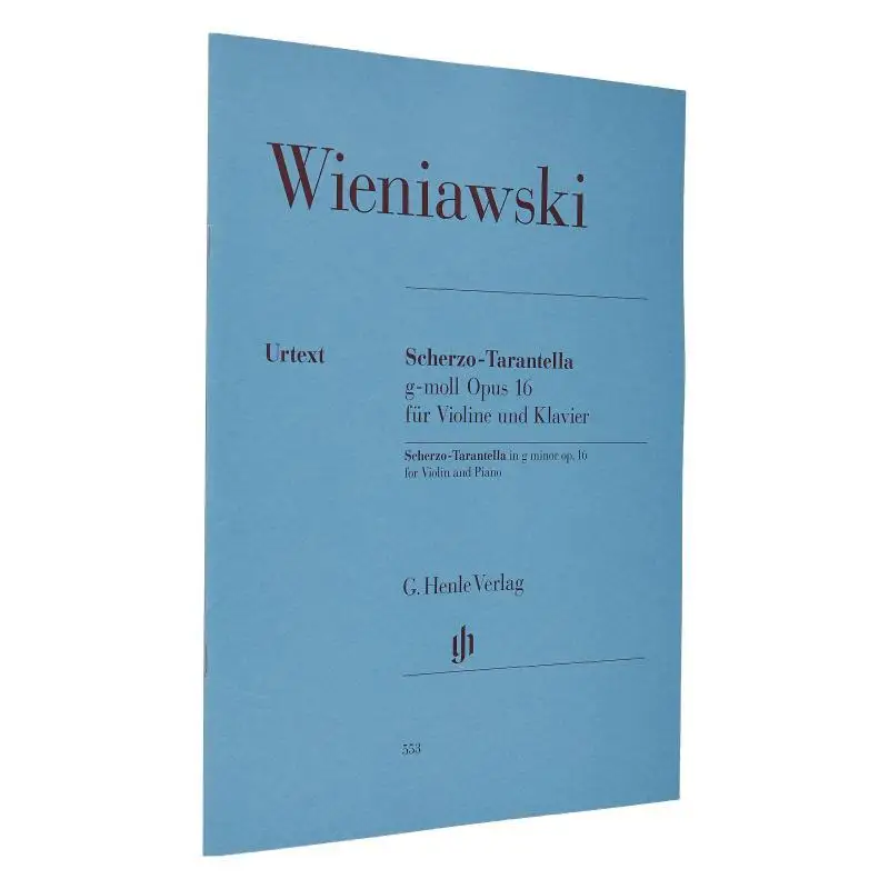 HN553 Waniawski ScherzoTarantella Op 16Iwazumi Ray G Henle Verlag 9790201805535 Книга
HN553 Waniawski ScherzoTarantella Op 16Iwazumi Ray G Henle Verlag 9790201805535 Книга