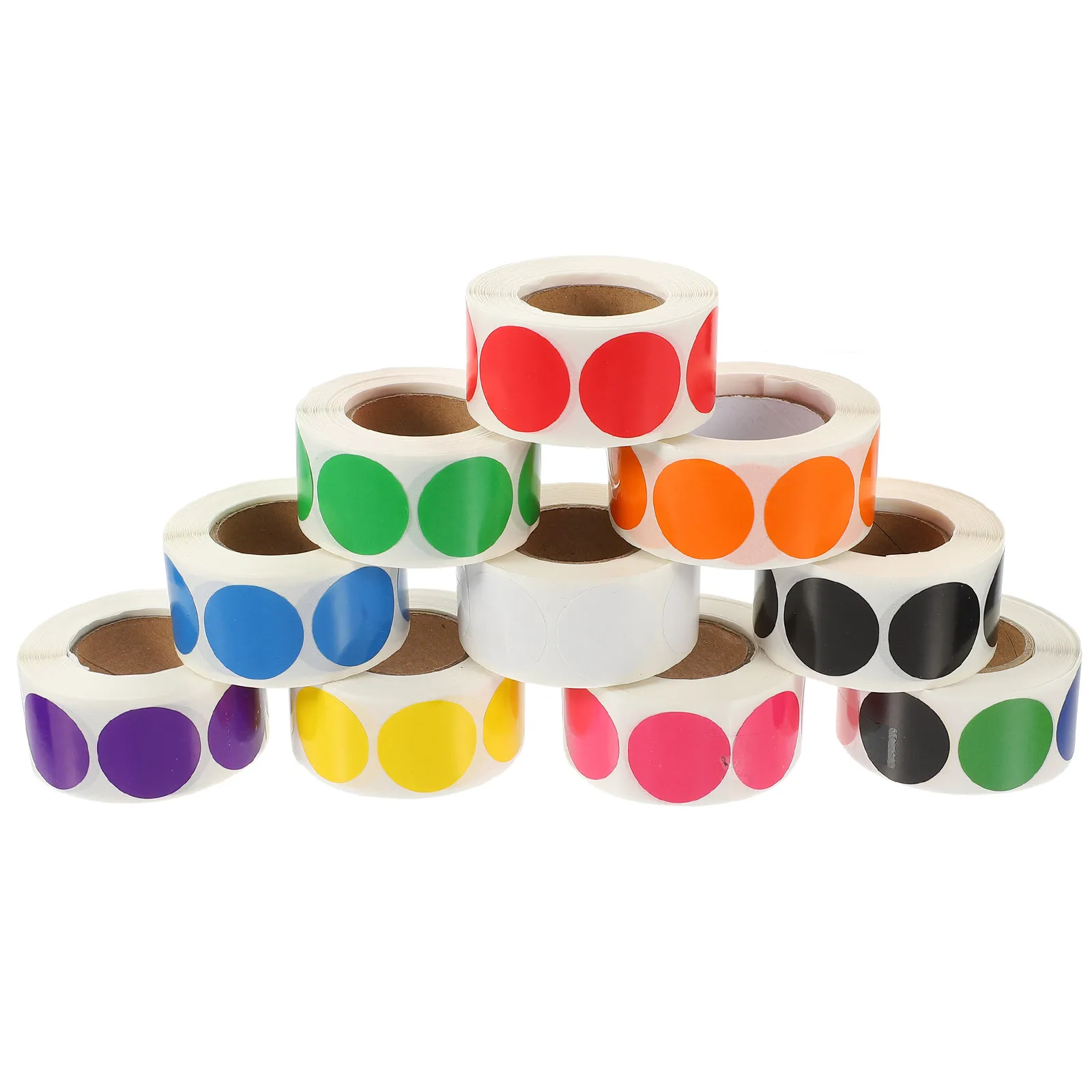 10 Rolls Colored Dot Stickers Decoration Coding Labels Moving for Boxes Coded Circle
10 Rolls Colored Dot Stickers Decoration Coding Labels Moving for Boxes Coded Circle