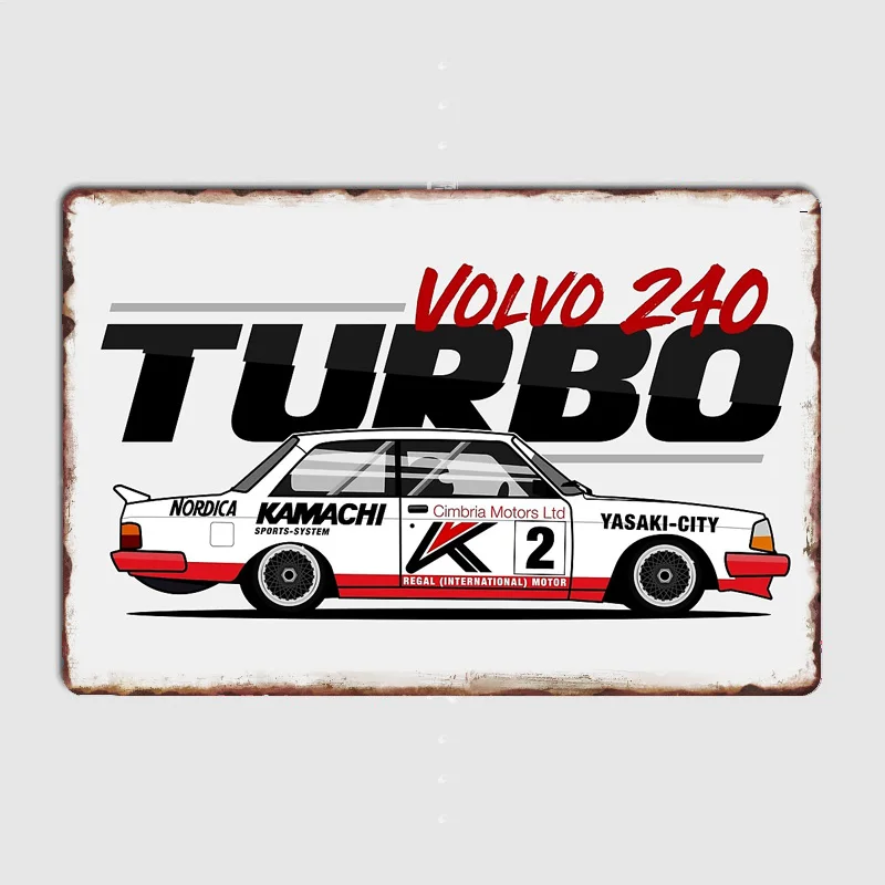 240 Turbo Legend Rally Car Retro Posters Metal Sign Poster Bar Bedroom Wall Home Decor Room Decoration
240 Turbo Legend Rally Car Retro Posters Metal Sign Poster Bar Bedroom Wall Home Decor Room Decoration