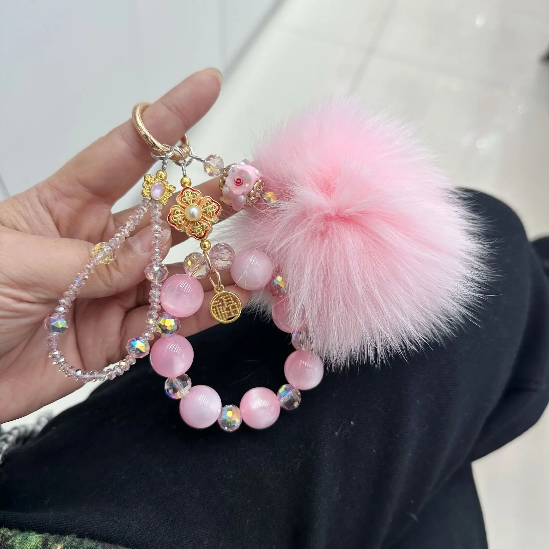 Creative Fashion DIY Beads Lanyard Strap Pendant for Phone Charm Wrist Chain Anti-Lost Hand Rope Backpack Decor
Creative Fashion DIY Beads Lanyard Strap Pendant for Phone Charm Wrist Chain Anti-Lost Hand Rope Backpack Decor