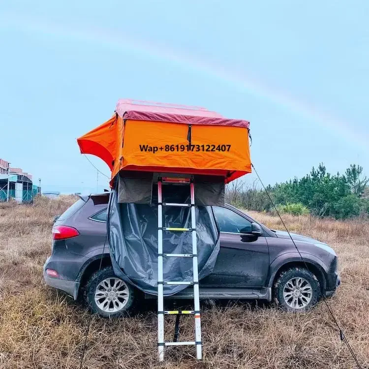 Wholesale 2-3 Person Waterproof Sunshade Folding Car Soft Roof Top Tent for Camping
Wholesale 2-3 Person Waterproof Sunshade Folding Car Soft Roof Top Tent for Camping
