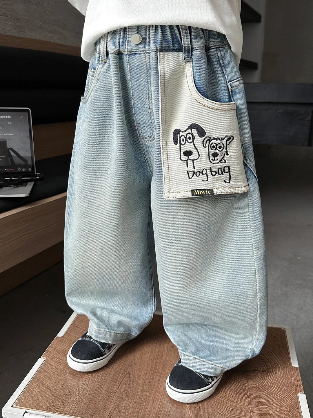 Boys' Casual Knife- Denim Jeans Spring Autumn Wear Versatile High Waist Straight Leg Cotton Blend Anti-Stain Durable
Boys' Casual Knife- Denim Jeans Spring Autumn Wear Versatile High Waist Straight Leg Cotton Blend Anti-Stain Durable