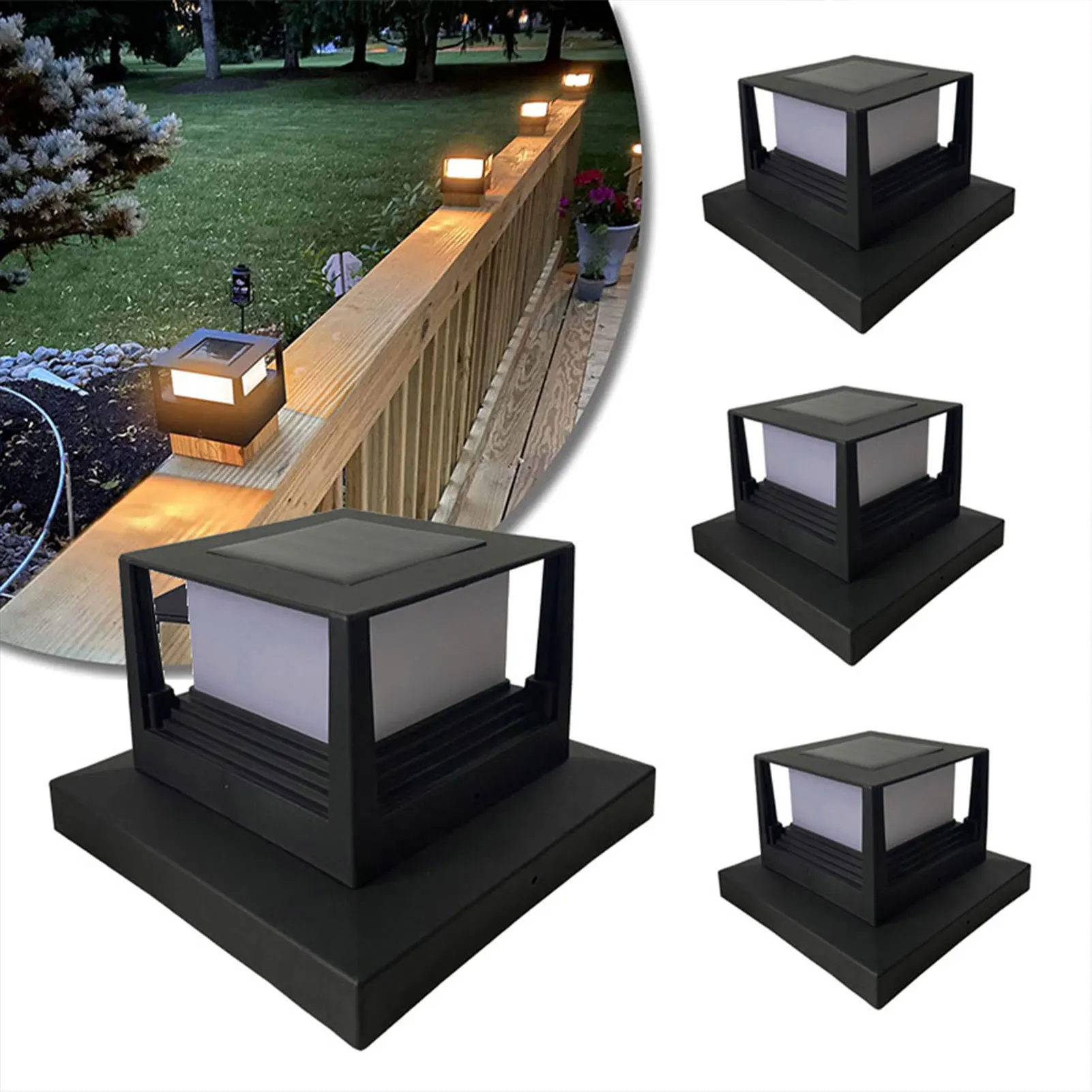 1PCS Outdoor LED Solar Energy Fence Lamp Yard Waterproof Landscap Light Fits Courtyard Villa Gate Wall Solar Lighting Decor Lamp
1PCS Outdoor LED Solar Energy Fence Lamp Yard Waterproof Landscap Light Fits Courtyard Villa Gate Wall Solar Lighting Decor Lamp