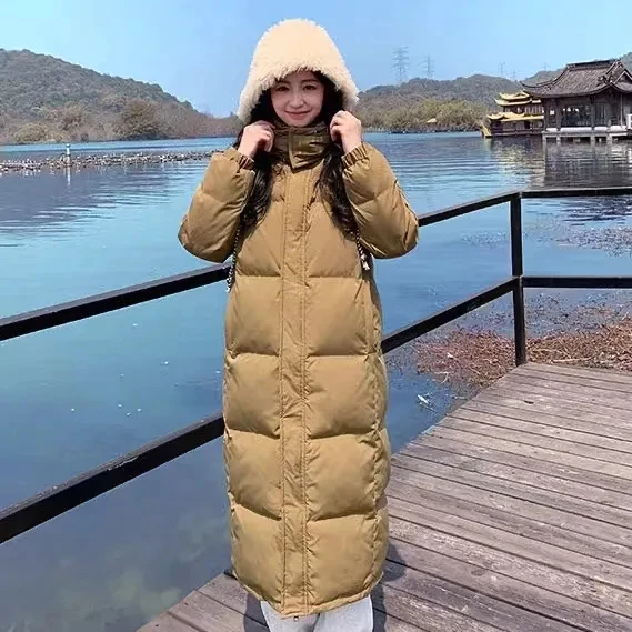 Long Winter Jacket Womens Down Cotton Coat 2024 New Hooded Cotton-Padded Parkas Coat Korean Slim Padded Puffer Jacket Overcoat
Long Winter Jacket Womens Down Cotton Coat 2024 New Hooded Cotton-Padded Parkas Coat Korean Slim Padded Puffer Jacket Overcoat