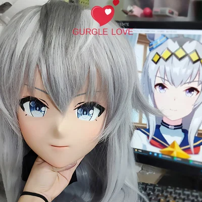 (GLb07)Customize Character Female Girl Resin Half Head Crossdress Cosplay Japanese Anime Role Kigurumi Mask With Eyes And Wig
(GLb07)Customize Character Female Girl Resin Half Head Crossdress Cosplay Japanese Anime Role Kigurumi Mask With Eyes And Wig