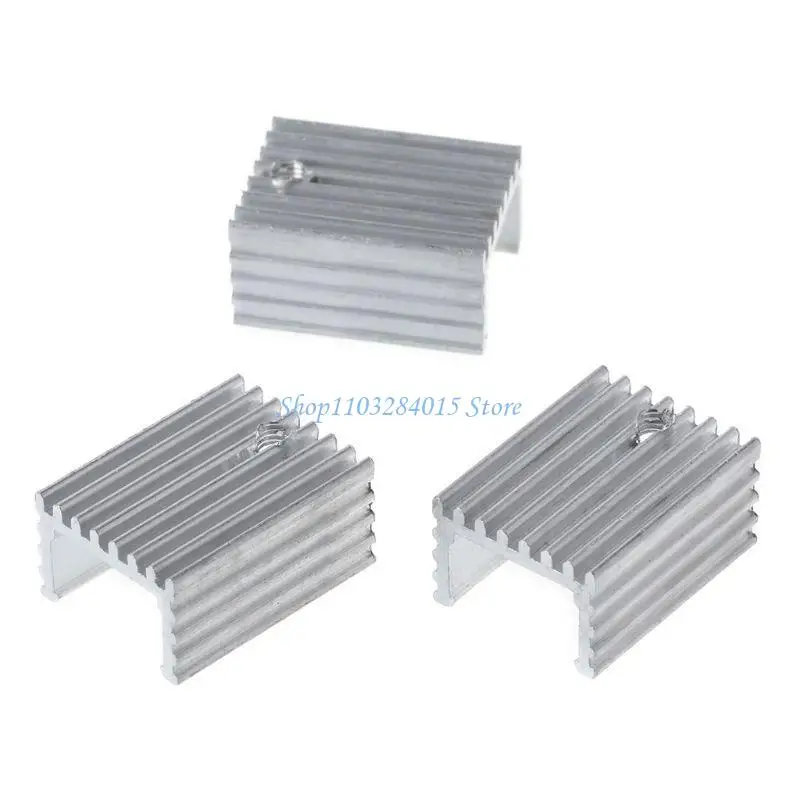 R6FF 20x15MM PC Heat Sink Transistor Radiator TO-220 Cooler Cooling Radiators 10PCS
