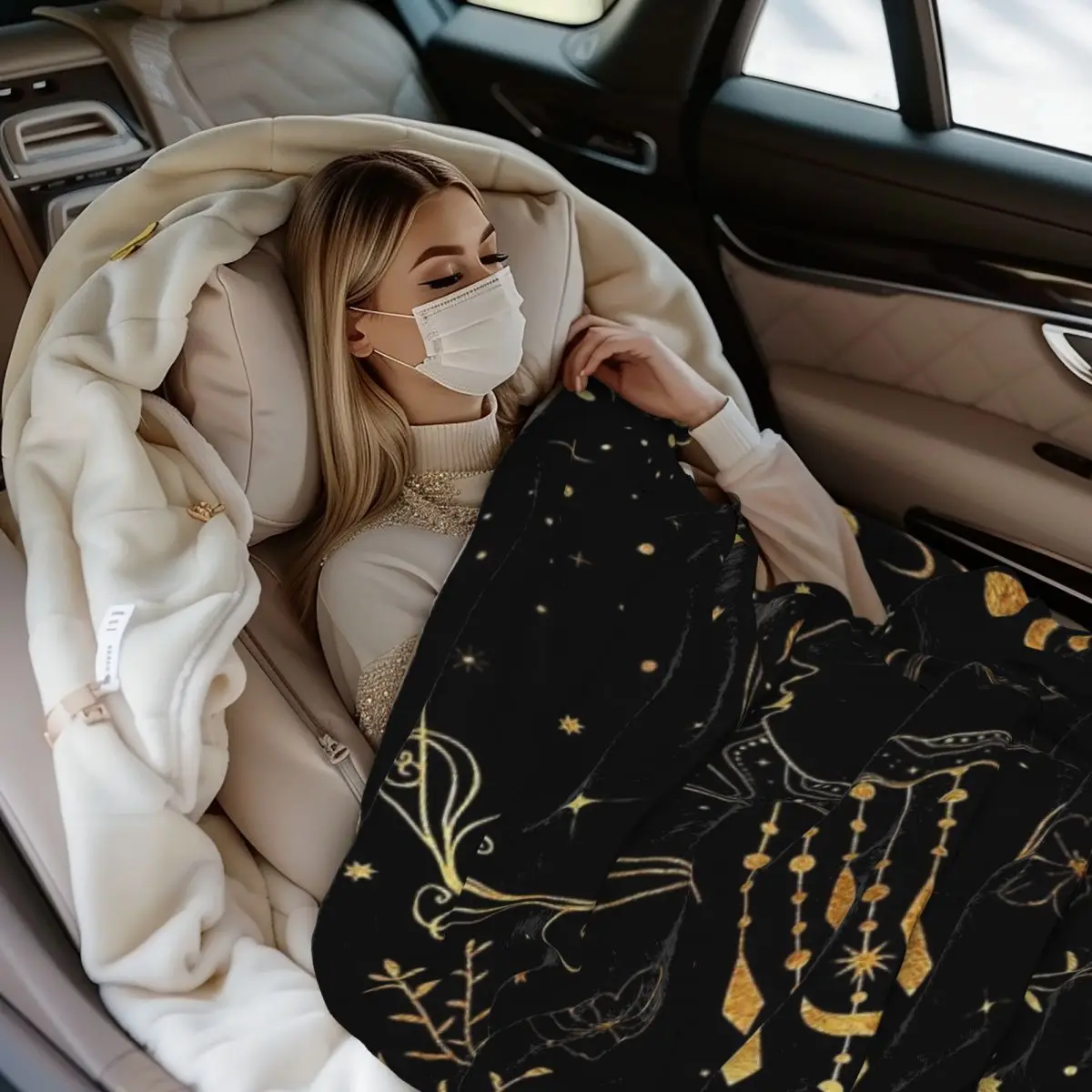 Soft and Cozy Throw Blanket for Sofa or Bed Celestial Crescent Moon with Floral Accents and Moon Phase Tapestry Design
Soft and Cozy Throw Blanket for Sofa or Bed Celestial Crescent Moon with Floral Accents and Moon Phase Tapestry Design