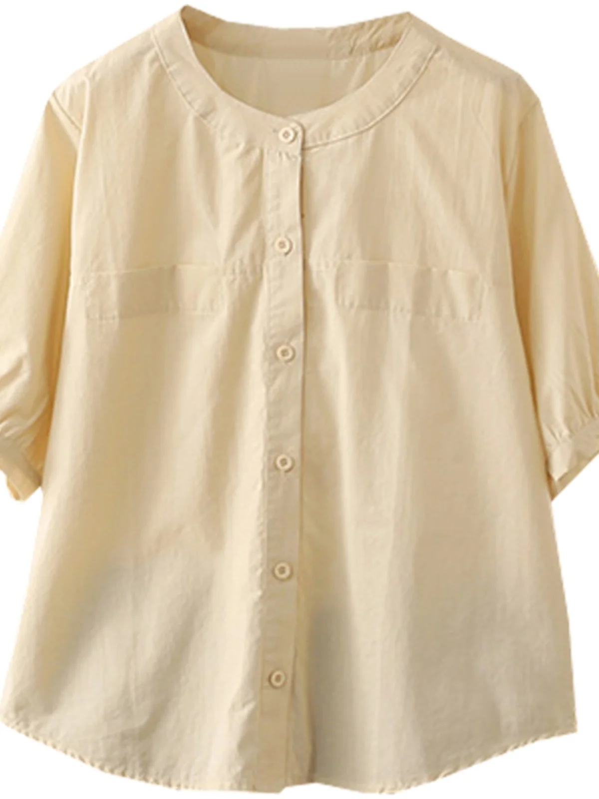 Летняя женская однотонная блузка больших размеров irt ort Sve round Ne f Sve, утягивающая живот, модная хлопковая блузка 
Летняя женская однотонная блузка больших размеров irt ort Sve round Ne f Sve, утягивающая живот, модная хлопковая блузка