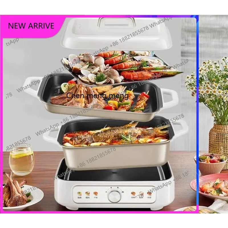 M138 Сплит Электрическая горячая кастрюля для домашнего использования, большая емкость для гриля рыбы, электрическая кулинария и гриля мяса, многофункциональная
M138 Сплит Электрическая горячая кастрюля для домашнего использования, большая емкость для гриля рыбы, электрическая кулинария и гриля мяса, многофункциональная