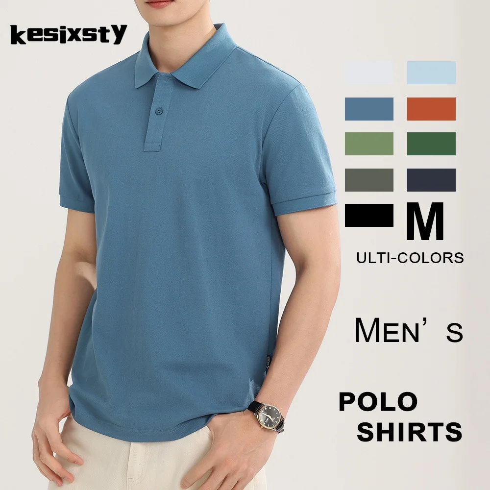 2025 Men's Short Sleeve Polo Shirt High Quality Solid 73% Cotton Breathable Knit Casual & Business Top with Turn-Down Collar
2025 Men's Short Sleeve Polo Shirt High Quality Solid 73% Cotton Breathable Knit Casual & Business Top with Turn-Down Collar