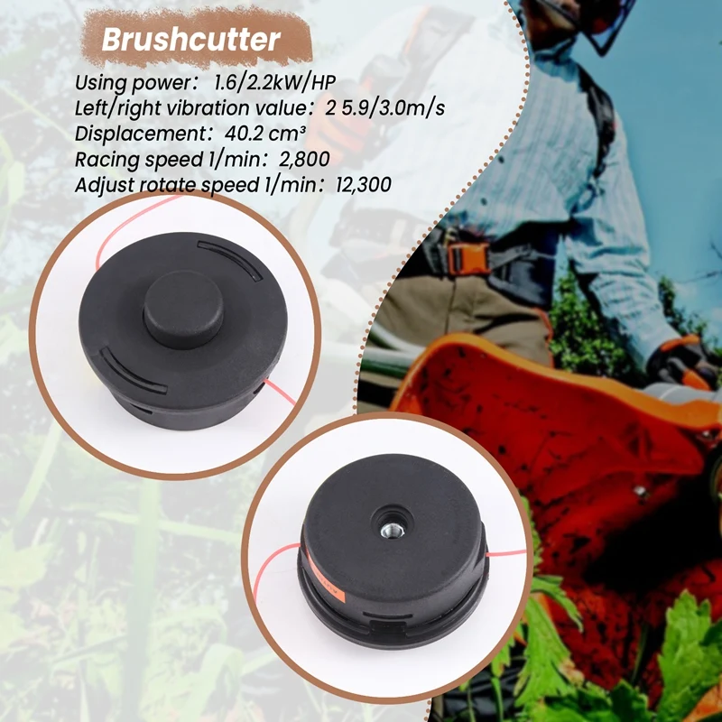 Better Quality Auto Cut 25-2 Nylon Line Bump Feed Head For Brushcutter STIHL trimmer Black FS120 250
Better Quality Auto Cut 25-2 Nylon Line Bump Feed Head For Brushcutter STIHL trimmer Black FS120 250