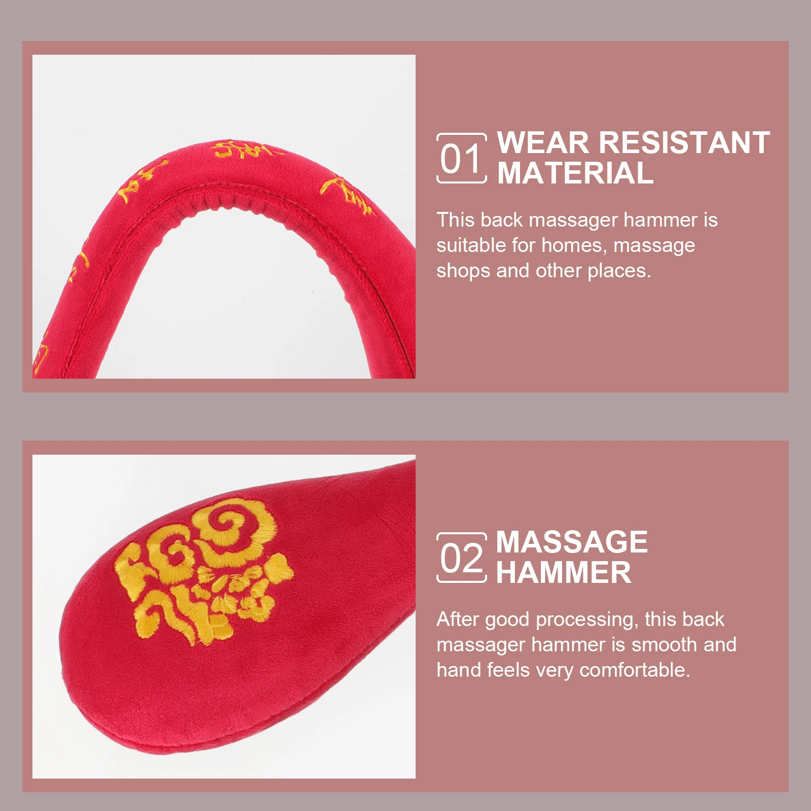 Handle Massage Paddle Comfortable Massager Durable Back Massage Hammer For Neck Shoulder Body Portable Therapy Tool
Handle Massage Paddle Comfortable Massager Durable Back Massage Hammer For Neck Shoulder Body Portable Therapy Tool