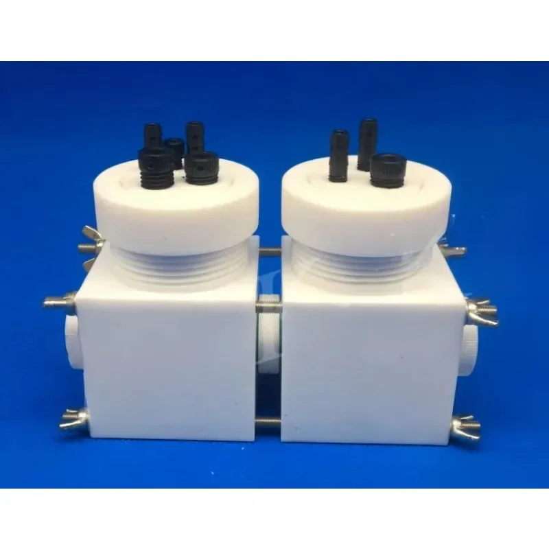 Full PTFE H-type Replaceable Membrane Optical Sealed Electrolytic Cell Spectroscopic Electrolytic Cell Electrochemical
Full PTFE H-type Replaceable Membrane Optical Sealed Electrolytic Cell Spectroscopic Electrolytic Cell Electrochemical