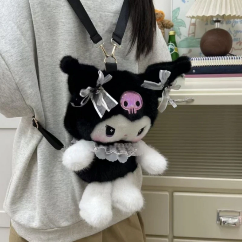 New Cute Cartoon Kuromi My Melody Plush Backpack Lolita Subculture Super Cute Accessories Bag To Send Girls Holiday Gifts.
New Cute Cartoon Kuromi My Melody Plush Backpack Lolita Subculture Super Cute Accessories Bag To Send Girls Holiday Gifts.