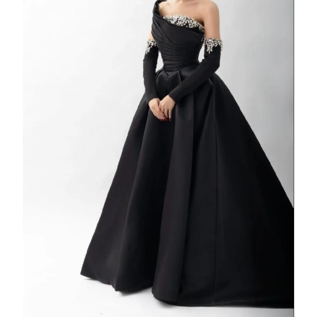 Anna Rhinestones Prom Dresses for Special Occasions Custom Made Satin Luxurious Women's Evening Dresses One Shoulder Line A
Anna Rhinestones Prom Dresses for Special Occasions Custom Made Satin Luxurious Women's Evening Dresses One Shoulder Line A