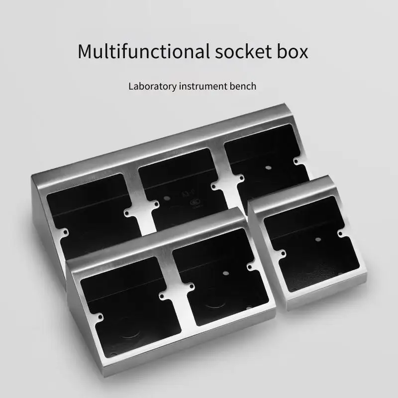 Stainless Steel 86 Type Open Box Socket Bottom Laboratory Instrument Table Triangle Oblique Plug for Home Improvement
Stainless Steel 86 Type Open Box Socket Bottom Laboratory Instrument Table Triangle Oblique Plug for Home Improvement