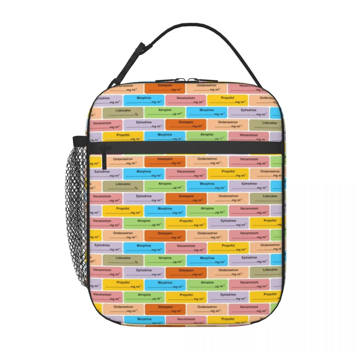 Anesthesia Drug Label Pattern Doctor Nurse Medicine Insulated Lunch Bags for Women Resuable Thermal Cooler Bento Box Work School
Anesthesia Drug Label Pattern Doctor Nurse Medicine Insulated Lunch Bags for Women Resuable Thermal Cooler Bento Box Work School