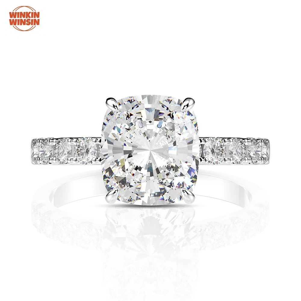 Winkin Winsin 925 Sterling Silver Lab Grown Gemstones High-Carbon Diamond Ring For Women 3ct Square Diamond Ring Jewelry
Winkin Winsin 925 Sterling Silver Lab Grown Gemstones High-Carbon Diamond Ring For Women 3ct Square Diamond Ring Jewelry