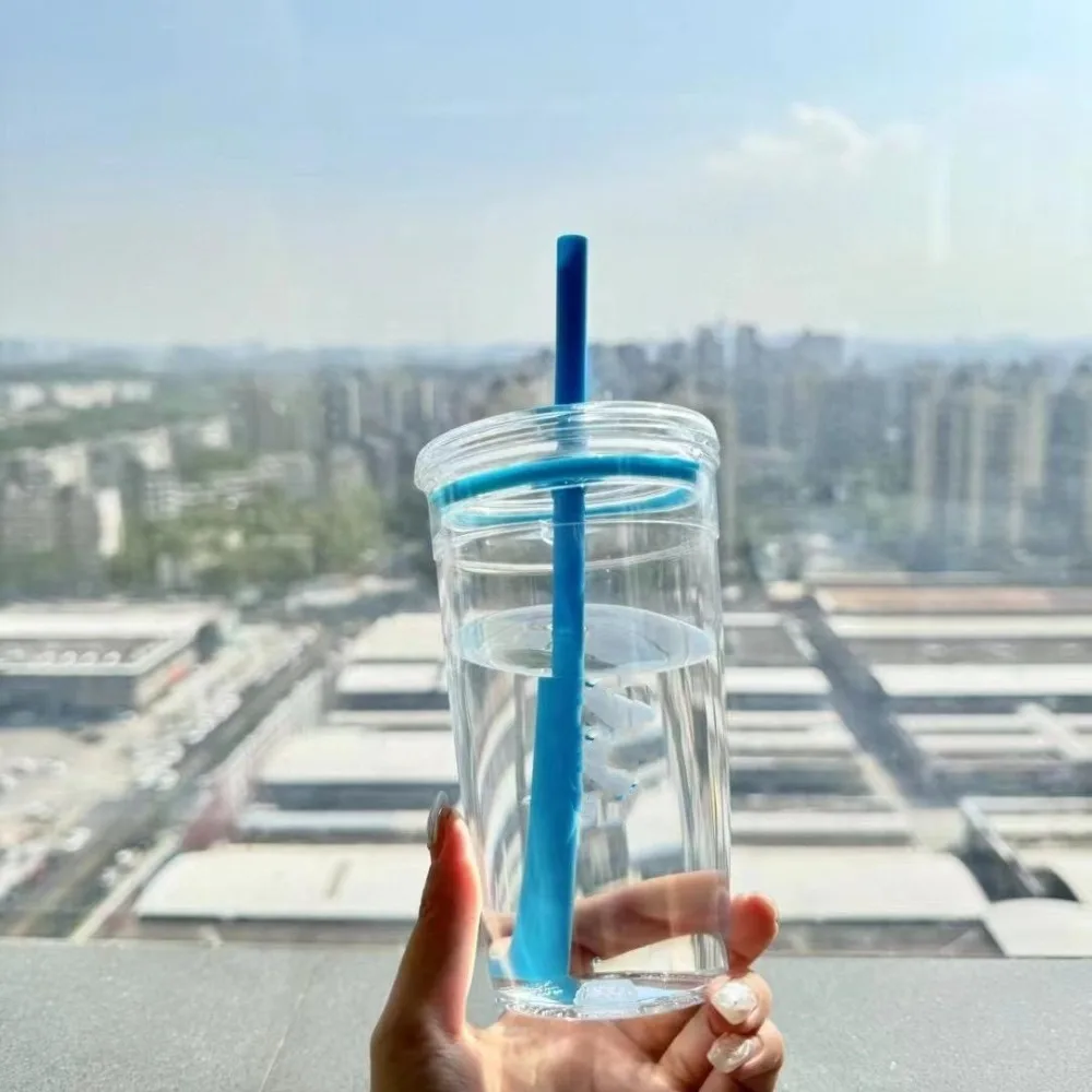 Fashion 450ml Straw Cup Reusable Single Layer Drinking Cup Plastic Transparent Car Tumbler Home
Fashion 450ml Straw Cup Reusable Single Layer Drinking Cup Plastic Transparent Car Tumbler Home