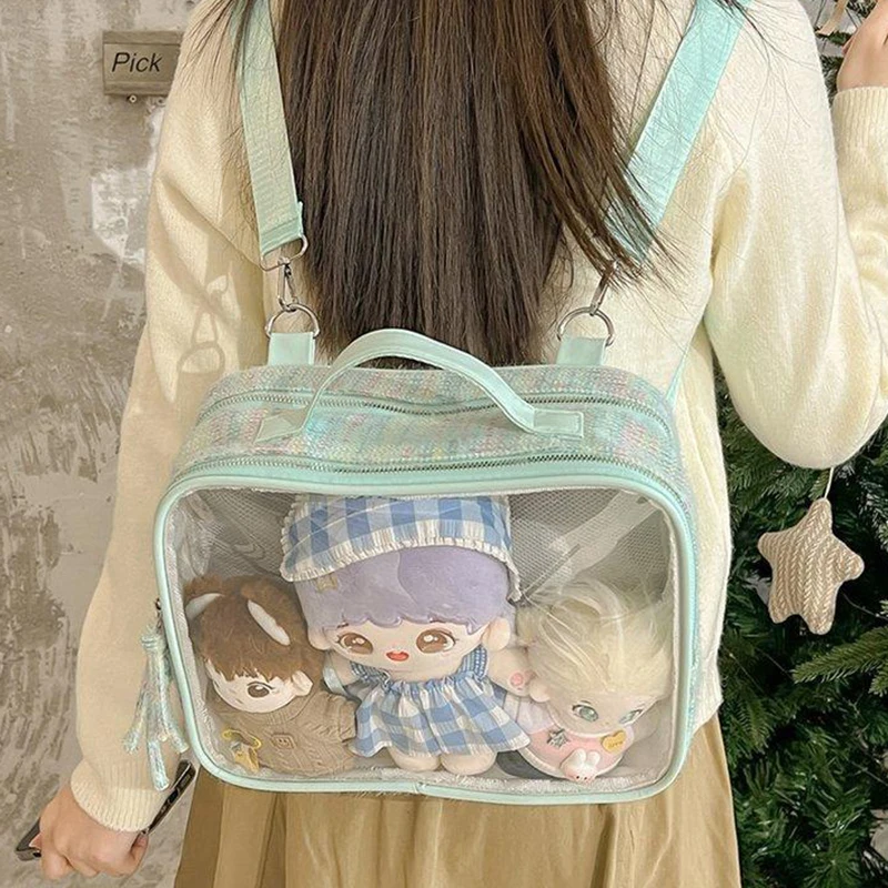 Richme Designer Women Ita Bags Fashion New Large Capacity Doll Show Backpacks Dopamine JK Uniform Students Commute Bolso Mujer
Richme Designer Women Ita Bags Fashion New Large Capacity Doll Show Backpacks Dopamine JK Uniform Students Commute Bolso Mujer