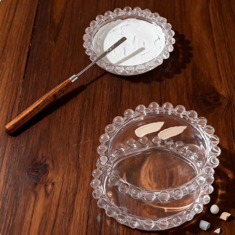 Glass Palette Not Absorbed Easy To Clean Durable Moisturizing for Color Mixing Pen Holder Storage Shooting Props
Glass Palette Not Absorbed Easy To Clean Durable Moisturizing for Color Mixing Pen Holder Storage Shooting Props