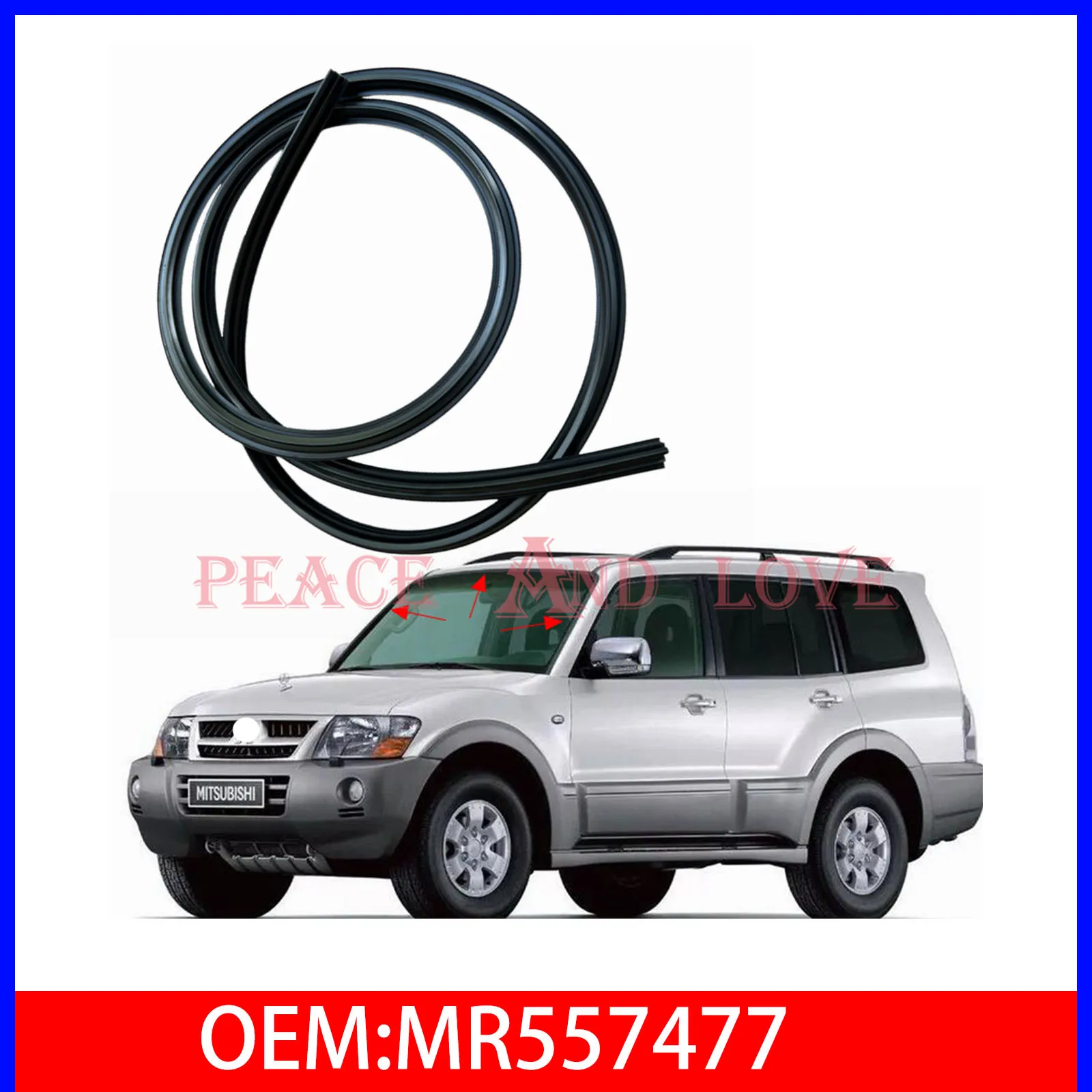 MR557477 1PCS Front Windshield Sealing Strip Car For Pajero Montero V63W V73W V75W V83W V87W V93W V97W V98W-X59A
MR557477 1PCS Front Windshield Sealing Strip Car For Pajero Montero V63W V73W V75W V83W V87W V93W V97W V98W-X59A