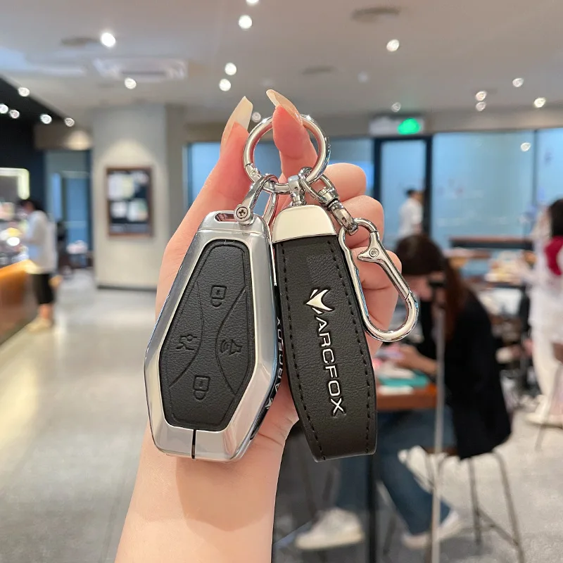 Premium Zinc Alloy Key Cover Case for ARCFOX T5/T6/S5 Max/Kaola Pro (2025) - Protective Key Fob Shell Key Bag Chain
Premium Zinc Alloy Key Cover Case for ARCFOX T5/T6/S5 Max/Kaola Pro (2025) - Protective Key Fob Shell Key Bag Chain