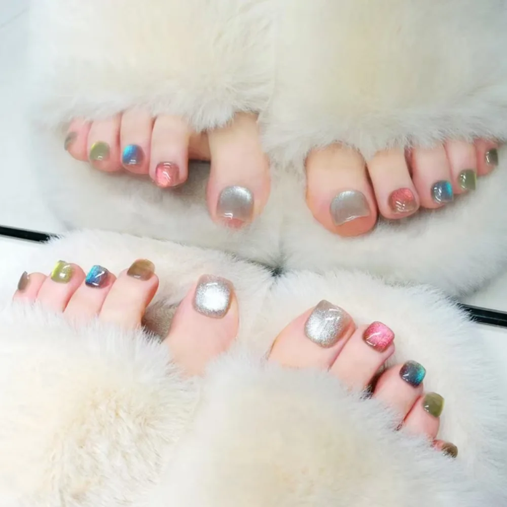 2026 New Simple and Sweet Dopamine-Infused Toenail Stickers, Multi-Colored Starry Sky Cat Eye Nail Art
2026 New Simple and Sweet Dopamine-Infused Toenail Stickers, Multi-Colored Starry Sky Cat Eye Nail Art