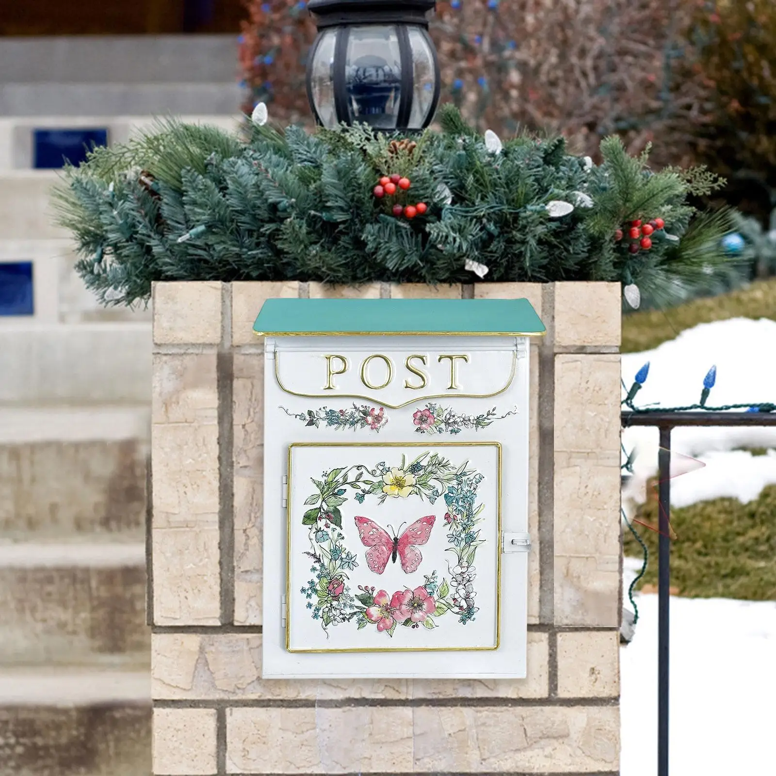 Wall Mount Mailbox Mail Box Nostalgic Charm Embossed Weatherproof Letterbox Post Box for Garage House Outdoor Farmhouse Fence
Wall Mount Mailbox Mail Box Nostalgic Charm Embossed Weatherproof Letterbox Post Box for Garage House Outdoor Farmhouse Fence