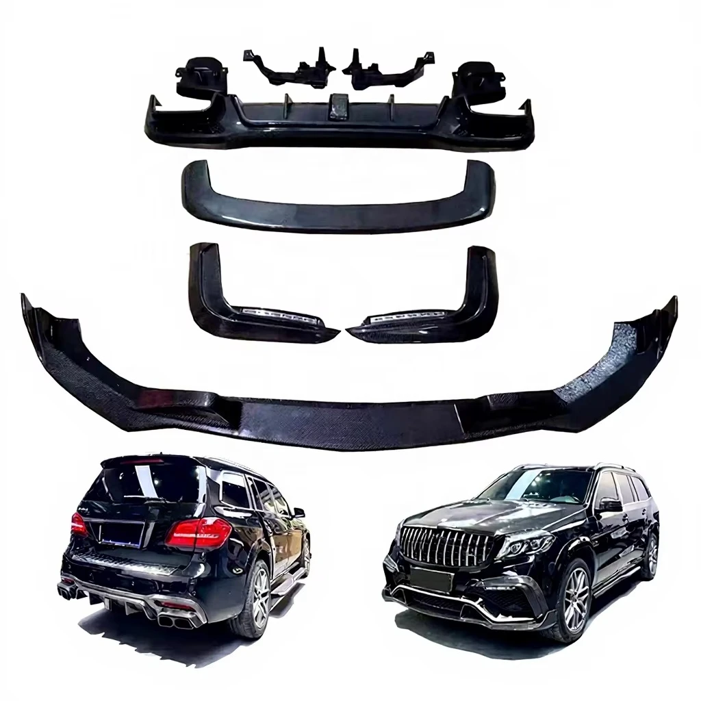 High Quality B Style for GLS 63 X166 16-19 450 53 Carbon Fiber Body Kit Front Lip Rear Diffuser
High Quality B Style for GLS 63 X166 16-19 450 53 Carbon Fiber Body Kit Front Lip Rear Diffuser