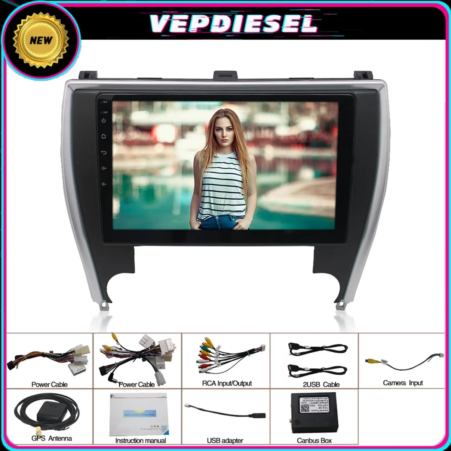 10.1" 1set Car Stereo Radio For Toyota Camry 2015-2017 US 2G 32G Carplay Camera Support WIFI Wireless Car Multimedia Player
10.1" 1set Car Stereo Radio For Toyota Camry 2015-2017 US 2G 32G Carplay Camera Support WIFI Wireless Car Multimedia Player