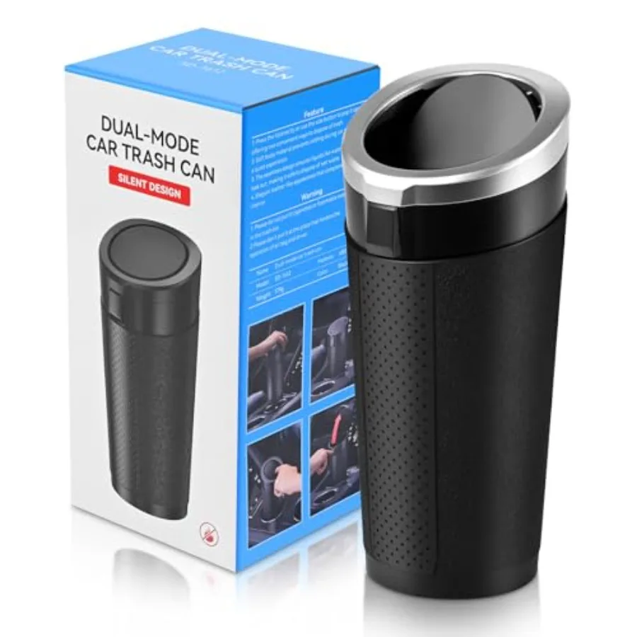 Car Trash Can Bin with Lid, Mini Leakproof Garbage Can for Vehicle, Cup Holder Trash Can, Small Trash Bin for Cars, Home, Bedro
Car Trash Can Bin with Lid, Mini Leakproof Garbage Can for Vehicle, Cup Holder Trash Can, Small Trash Bin for Cars, Home, Bedro