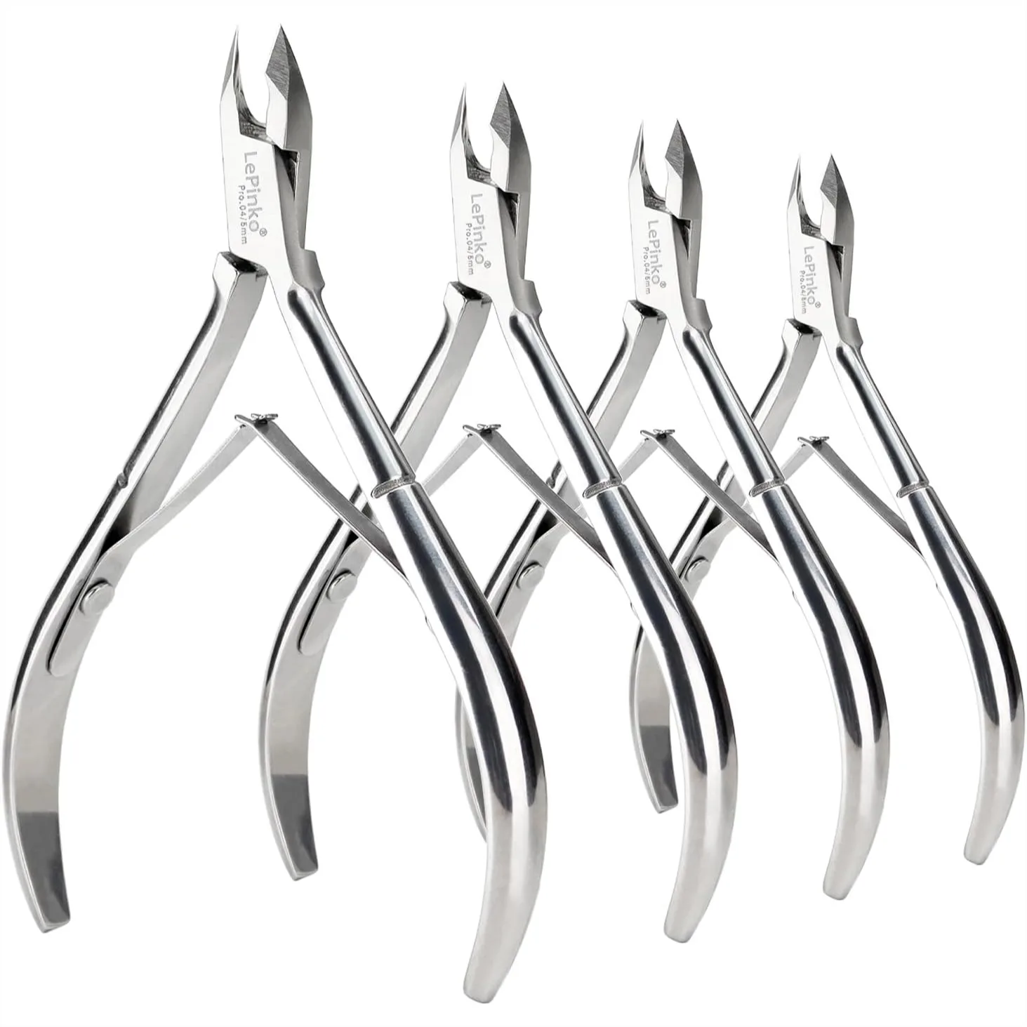 4 Pack Cuticle Trimmer Kit, Sharp Dead Skin Clipper, Labor-saving Cuticula Remover for Manicure Pedicure, 5mm Jaw
4 Pack Cuticle Trimmer Kit, Sharp Dead Skin Clipper, Labor-saving Cuticula Remover for Manicure Pedicure, 5mm Jaw