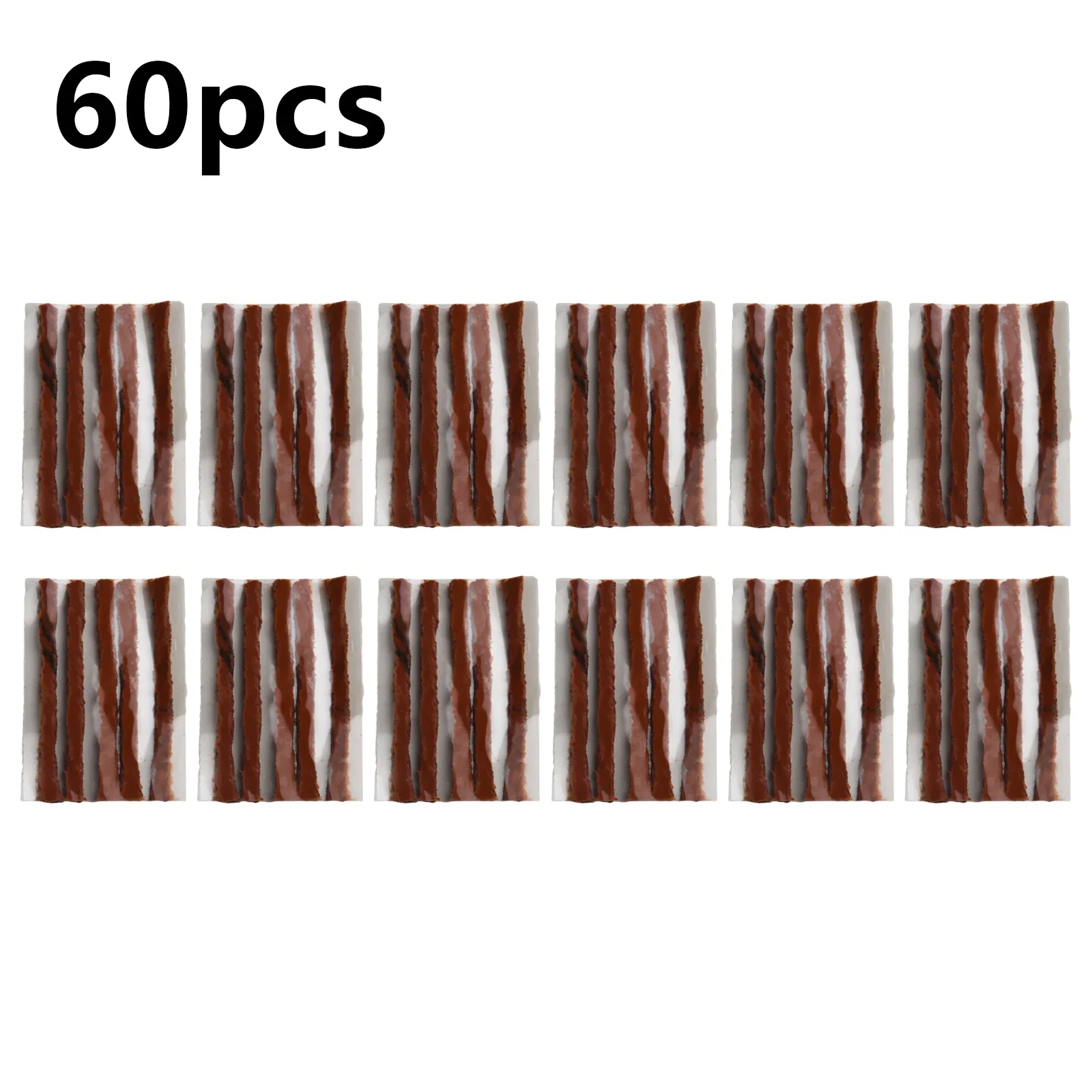 Set Self Vulcanizing Plugs Tire 60Pcs Brown Car Maintenance Repair Tool Seal Patch Tubeless Useful Durable Parts
Set Self Vulcanizing Plugs Tire 60Pcs Brown Car Maintenance Repair Tool Seal Patch Tubeless Useful Durable Parts
