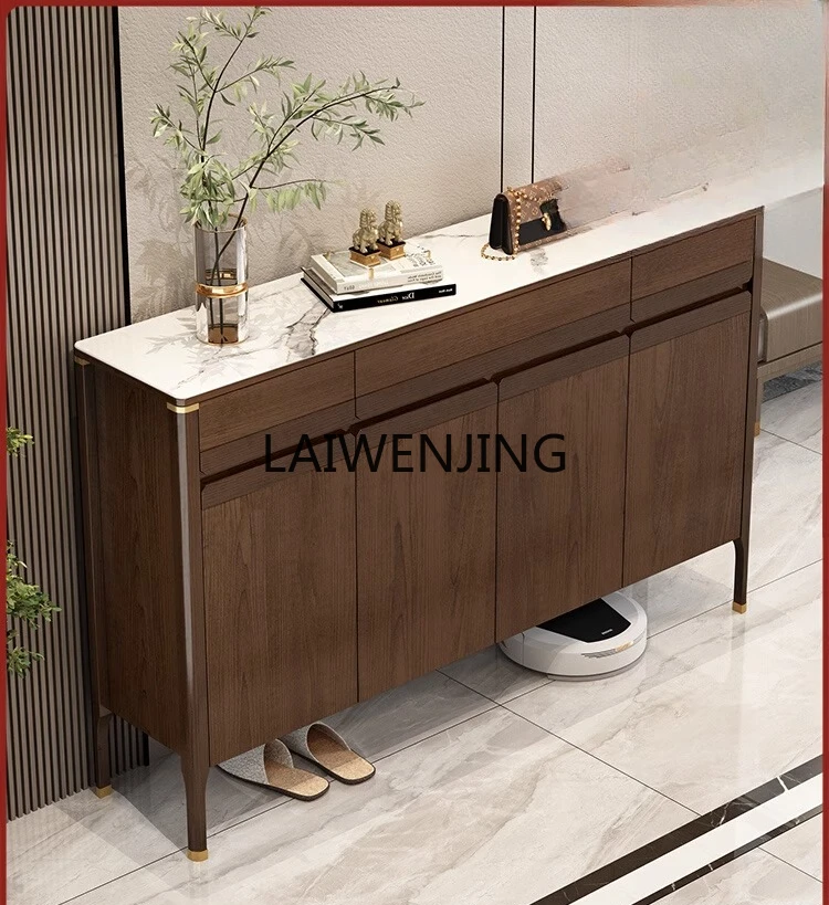 SGF new Chinese rock slab shoe cabinet entry solid wood frame entrance integrated locker
SGF new Chinese rock slab shoe cabinet entry solid wood frame entrance integrated locker