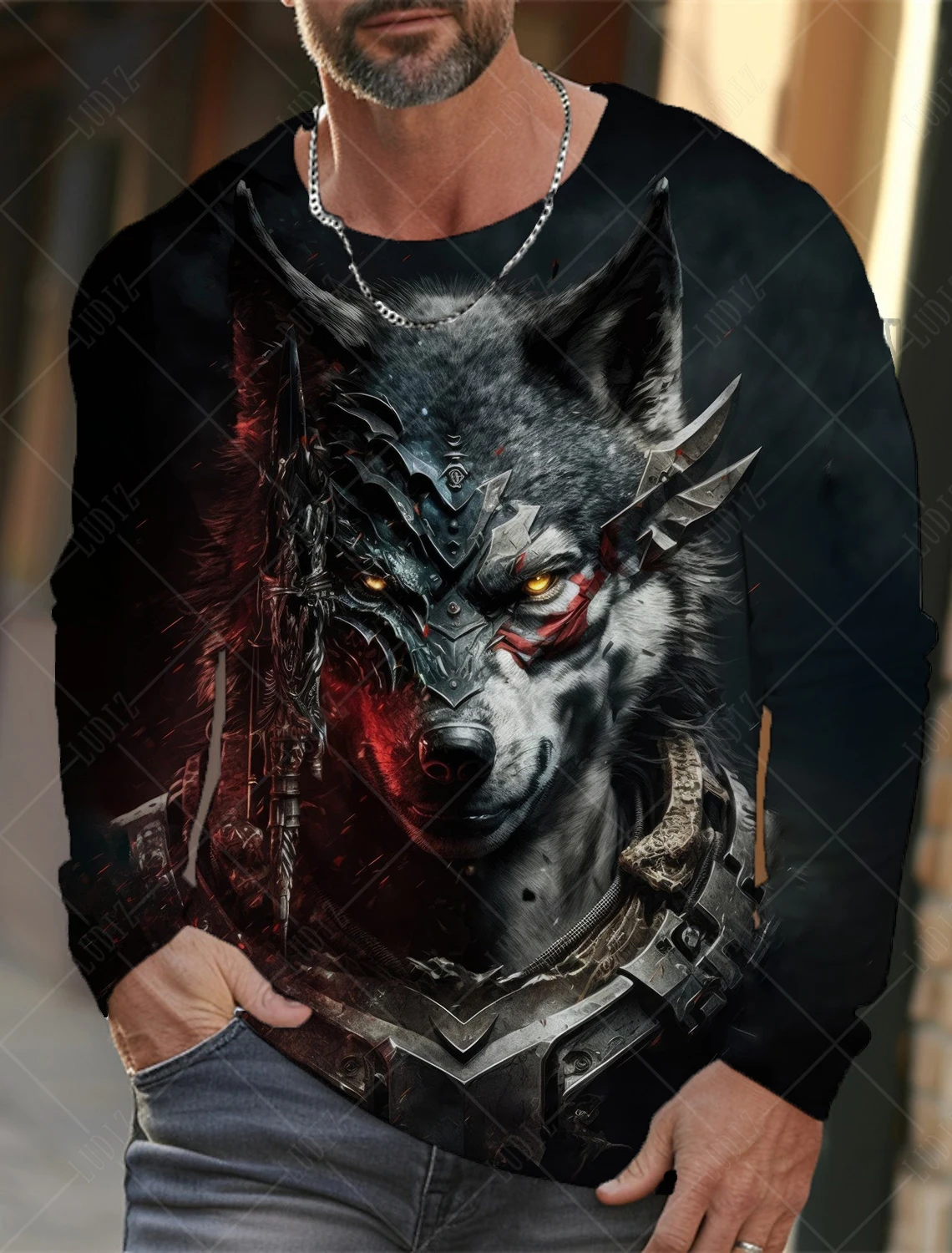 Men's T Shirts Vintage Animal Wolf Long Sleeve Tops Autumn Sweatshirt Graphic Casual Hip Hop Fashion Clothing O-neck T-shirts
Men's T Shirts Vintage Animal Wolf Long Sleeve Tops Autumn Sweatshirt Graphic Casual Hip Hop Fashion Clothing O-neck T-shirts