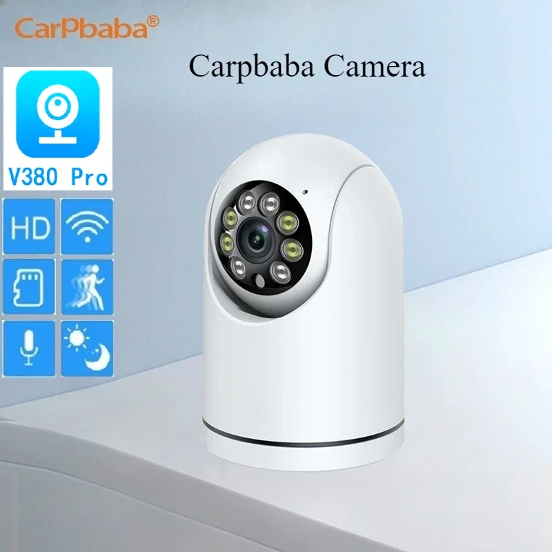 Самопроизводительная камера V380Pro 2 МП WIFI HD Беспроводная цветная камера ночного видения 360 ° Вращающаяся камера наблюдения для обнаружения человека, умный дом
Самопроизводительная камера V380Pro 2 МП WIFI HD Беспроводная цветная камера ночного видения 360 ° Вращающаяся камера наблюдения для обнаружения человека, умный дом