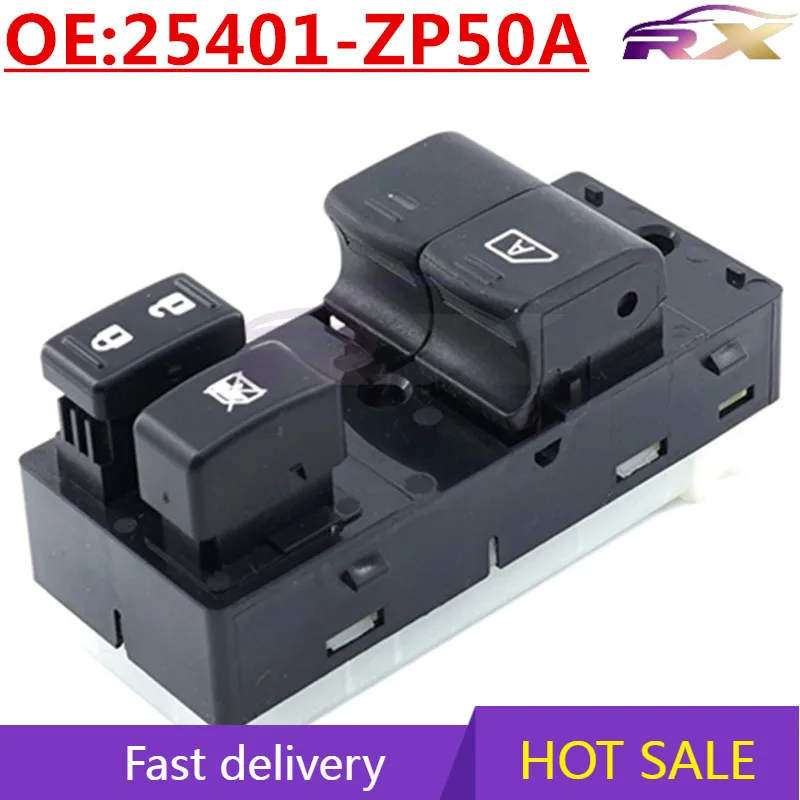 OEM:25401-ZP50A Left Front Power Window Master Control Switch For Nissan Pathfinder
OEM:25401-ZP50A Left Front Power Window Master Control Switch For Nissan Pathfinder