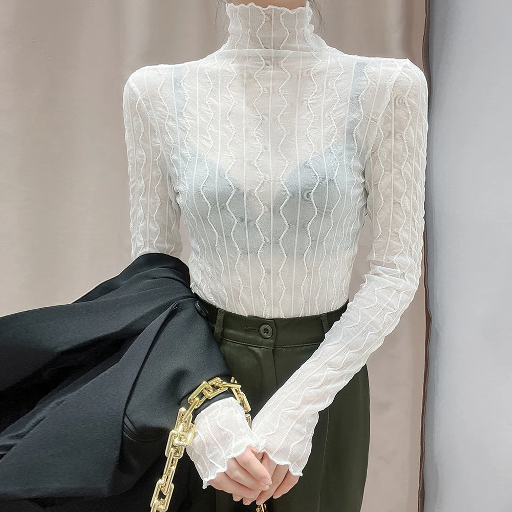 S-XL White Black Coffee Wavy Edge T Shirts For Women Ruched Long Sleeve Elegant Tees Tops Cropped Basic Shirt Streetwear Clothes
S-XL White Black Coffee Wavy Edge T Shirts For Women Ruched Long Sleeve Elegant Tees Tops Cropped Basic Shirt Streetwear Clothes