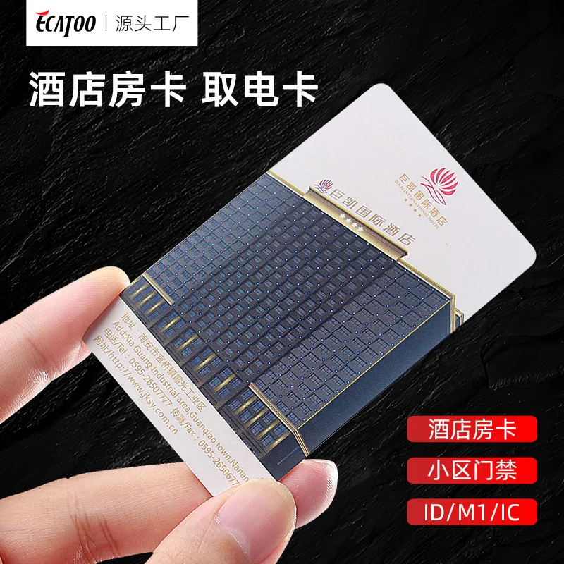 Customized Hotel Room Card Power Card Customization Hotels, Guesthouses, and Residential Areas with M1/ID/Chip RFID
Customized Hotel Room Card Power Card Customization Hotels, Guesthouses, and Residential Areas with M1/ID/Chip RFID