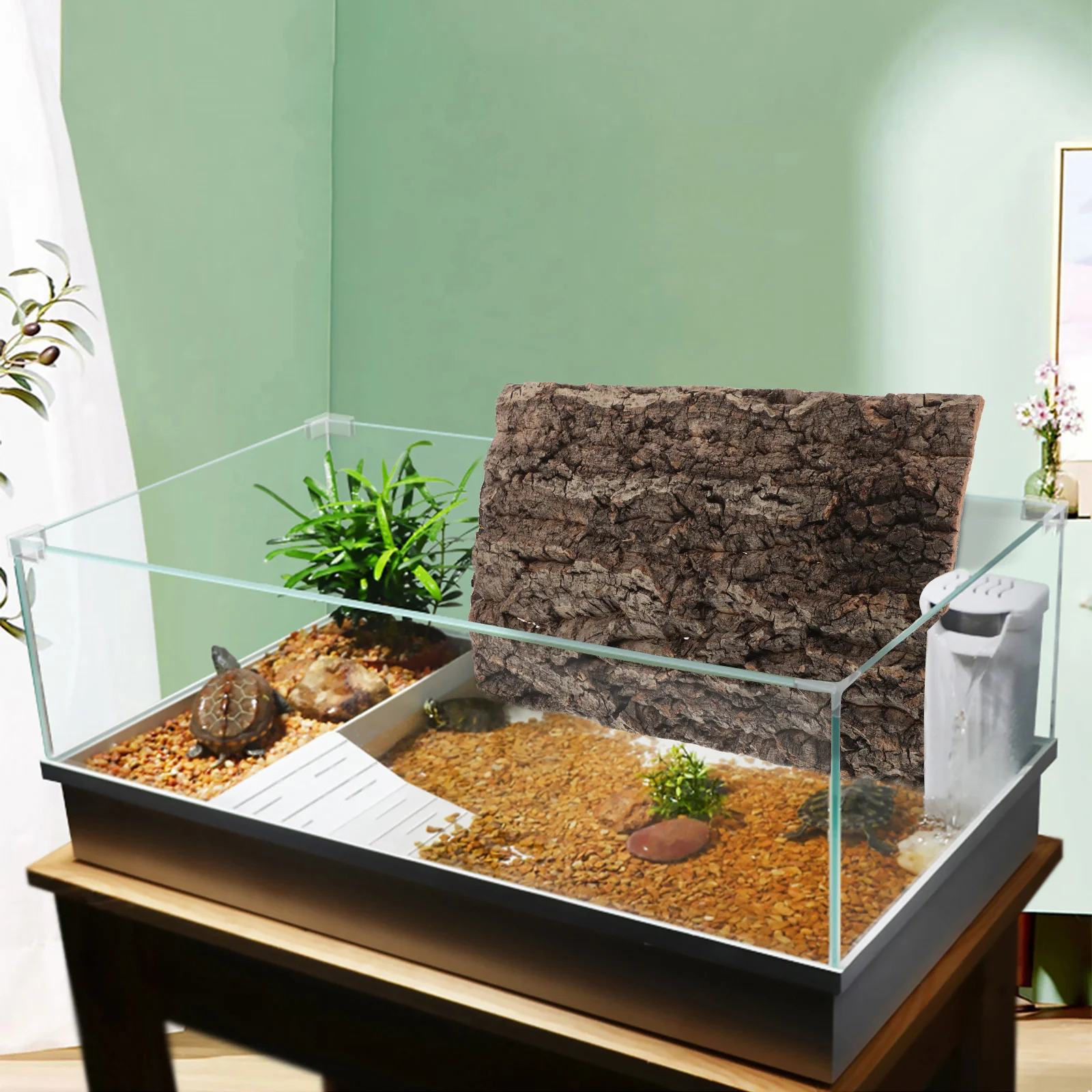 Natural Cork Bark Board 3D Tree Texture Background for Reptile Terrariums Aquariums Climbing Wall Decor for Bearded Dragon Gecko
Natural Cork Bark Board 3D Tree Texture Background for Reptile Terrariums Aquariums Climbing Wall Decor for Bearded Dragon Gecko